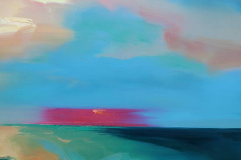 Original Conceptual Beach Painting by Francesca Currie