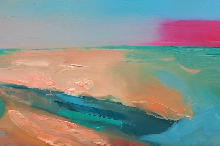 Original Conceptual Beach Painting by Francesca Currie