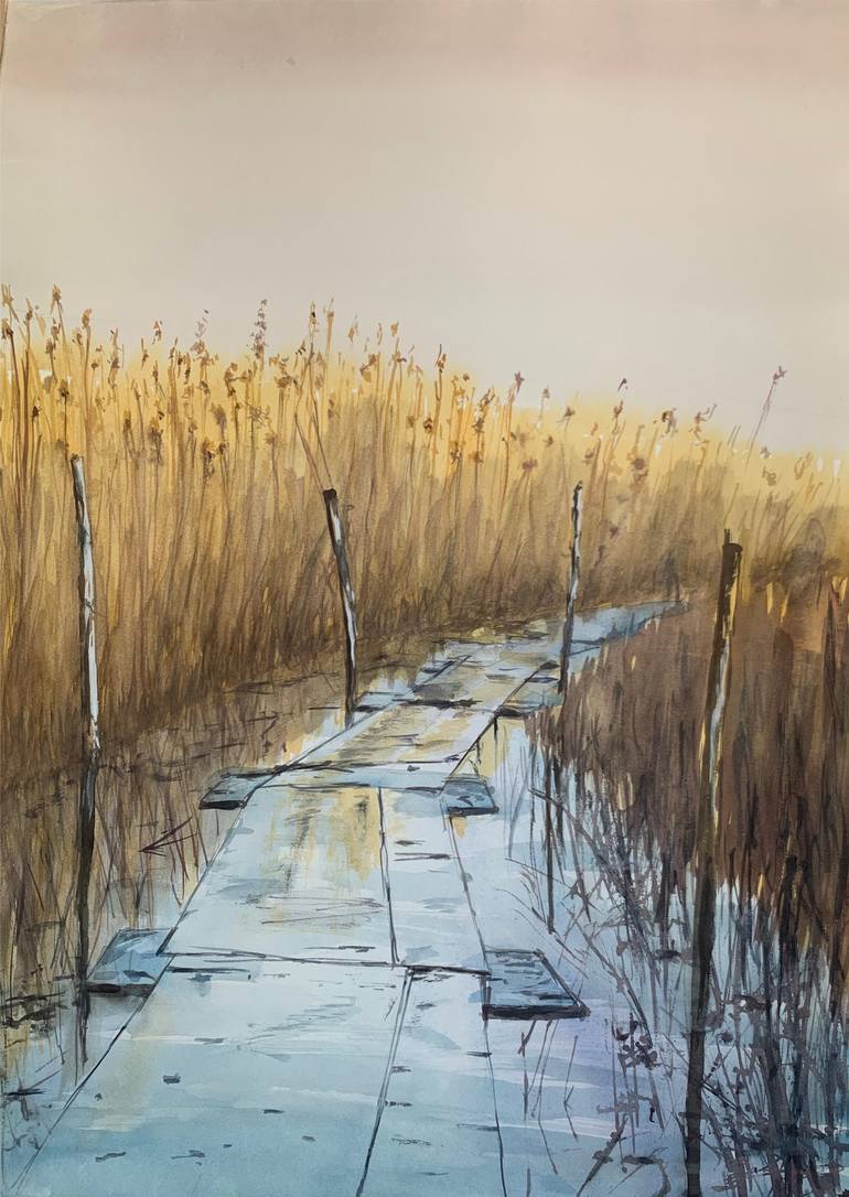 Original Realism Landscape Paintings by Victor Bourlatchouk