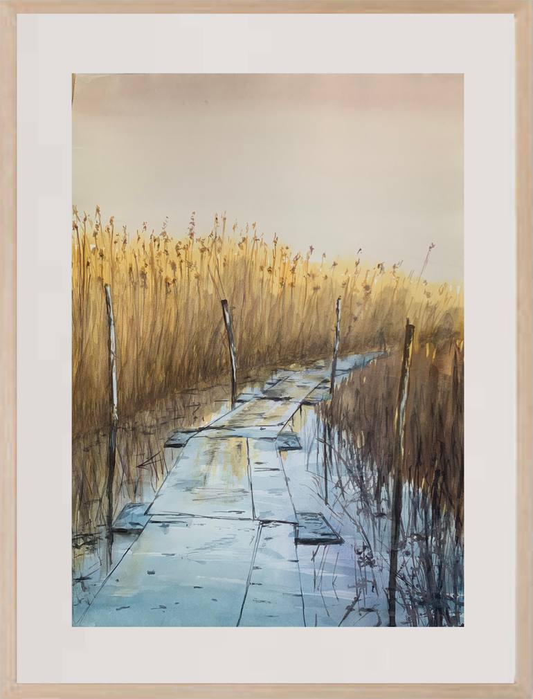 Original Realism Landscape Painting by Victor Bourlatchouk