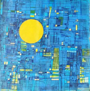 Original Cubism Abstract Paintings by Bharati Shah