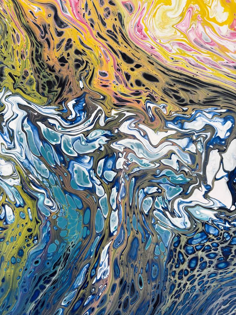 Original Abstract Painting by Mitchell Epstein