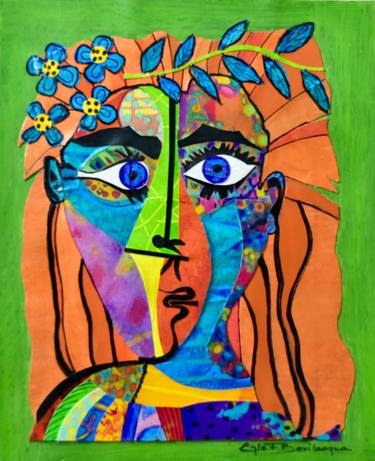 Original Women Mixed Media by Bevilacqua Egle Formigoni