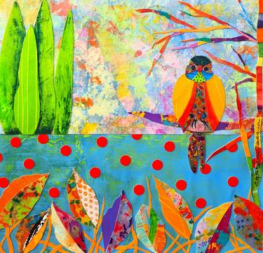 Original Figurative Garden Collage by Bevilacqua Egle Formigoni