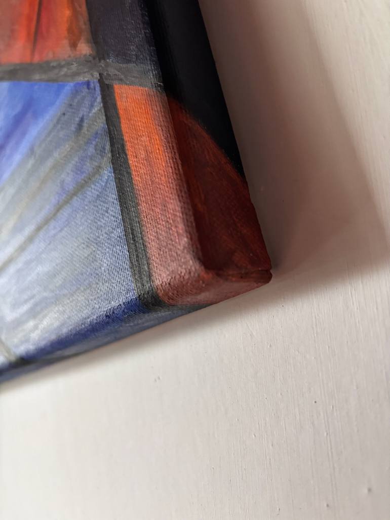 Original Cubism People Painting by Marie BaboučKová