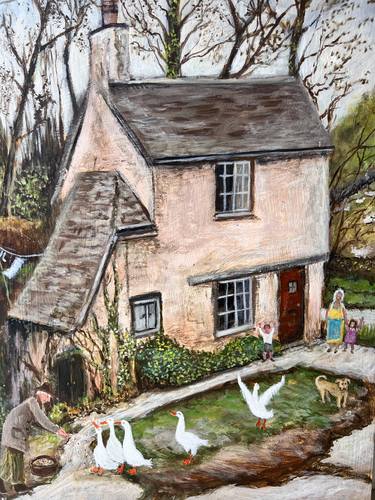 Print of Romanticism Home Paintings by chris may