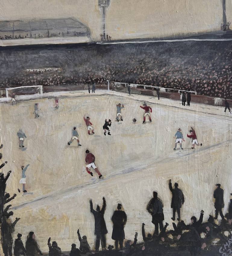 Original Expressionism Sports Painting by chris may