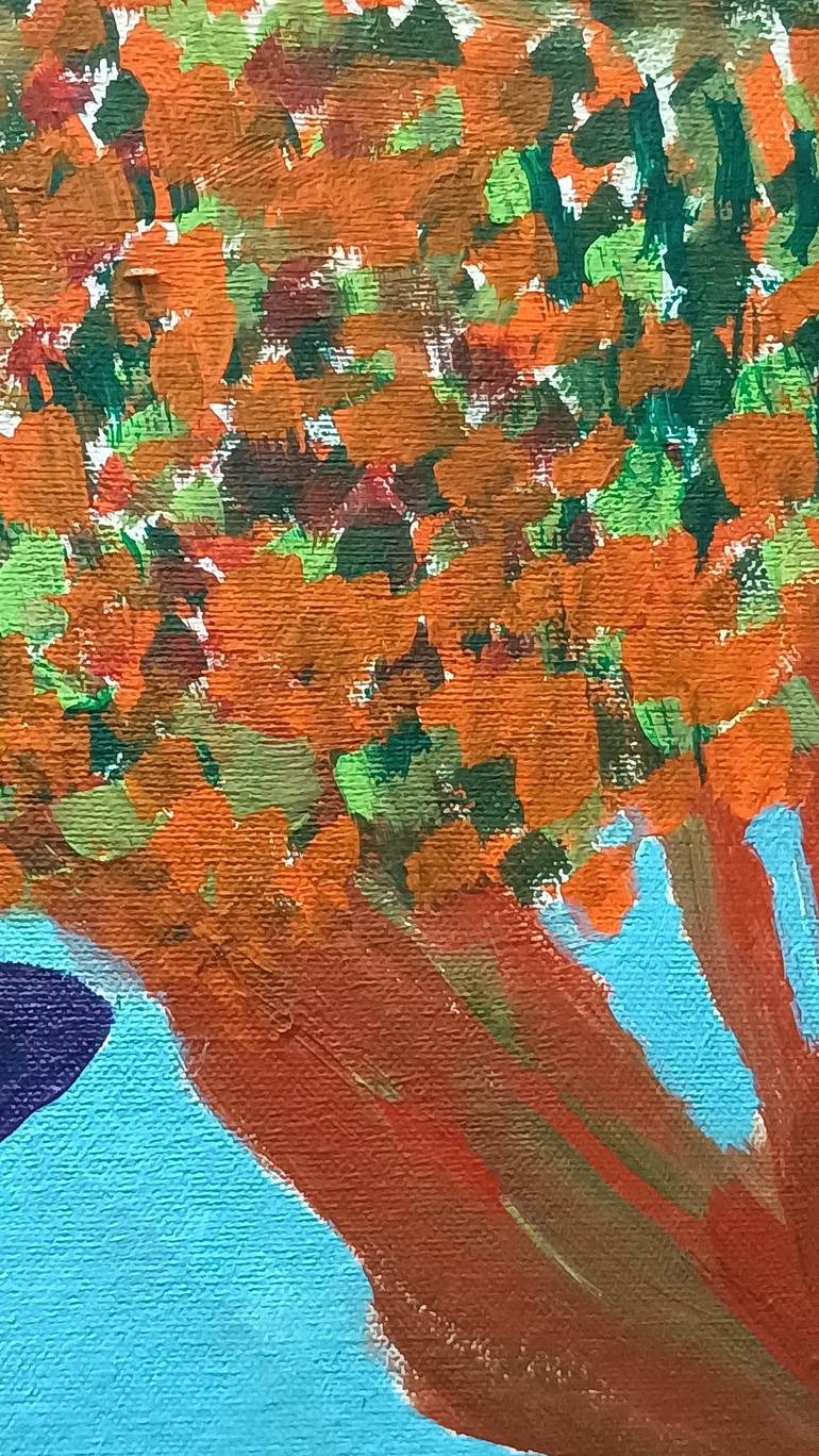 Original Abstract Expressionism Abstract Painting by Subramani Skarthikeyan