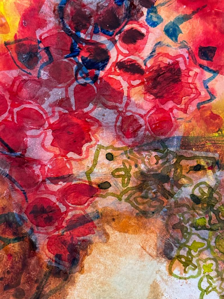 Original Abstract Expressionism Abstract Painting by Jyoti Bharwani