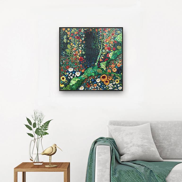 Original Impressionism Floral Painting by erika speirs