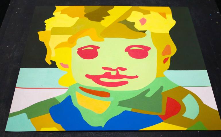 Original Pop Art Children Painting by YUSUKE OHNUMA