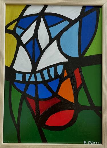 Original Cubism Abstract Paintings by Pavel Busleika