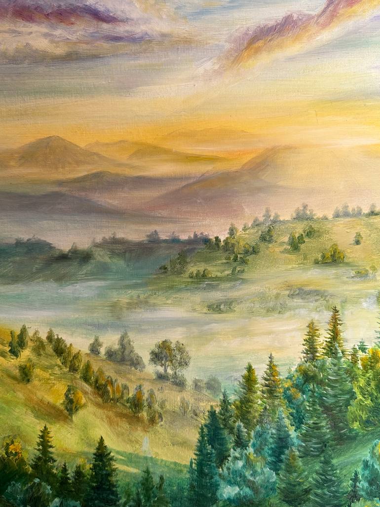 Original Realism Landscape Painting by Emiliya Shults