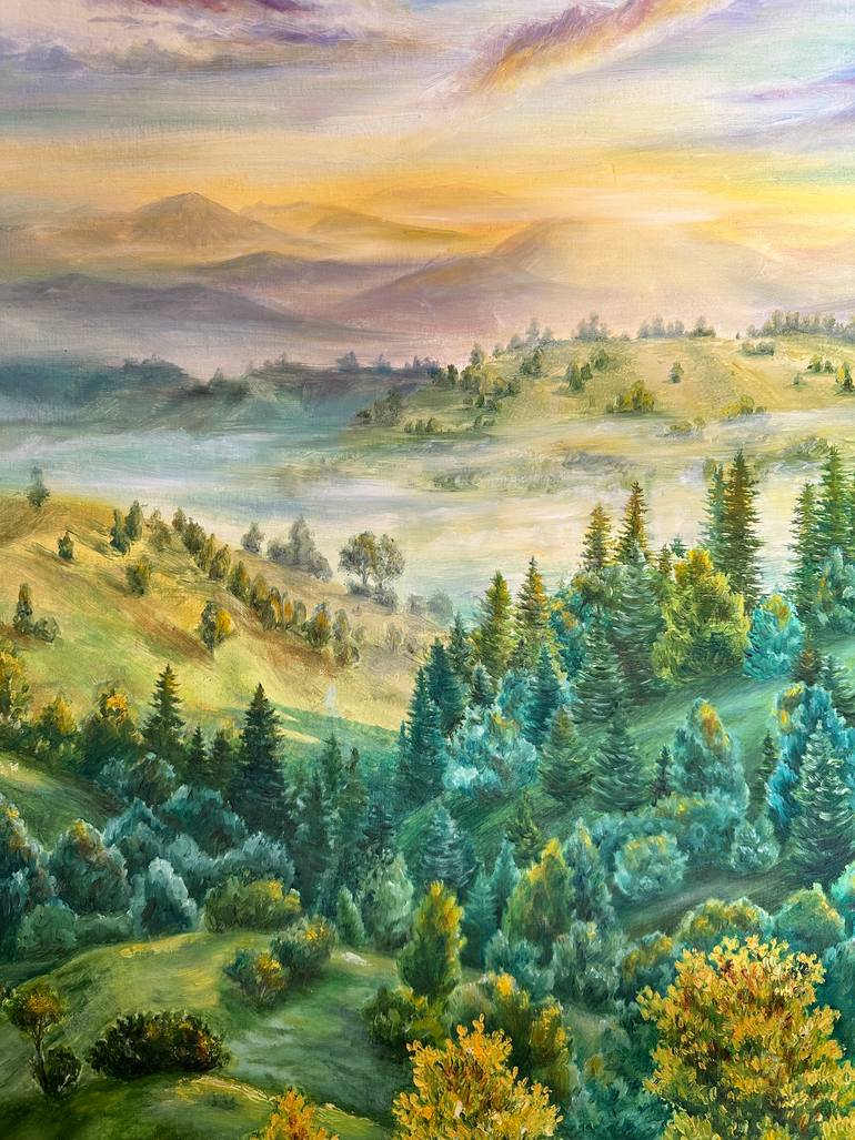 Original Realism Landscape Painting by Emiliya Shults
