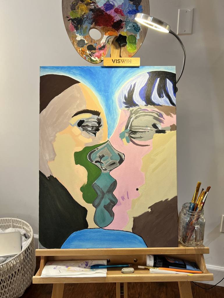 Original Art Deco People Paintings by Madelie Martinez