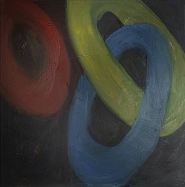 Original Abstract Expressionism Abstract Paintings by Valentýna Mrázová