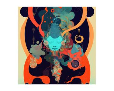 Original Abstract Expressionism Science/Technology Digital by Bk Lee