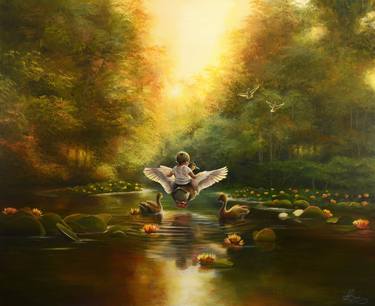 Original Impressionism Water Paintings by Agata Buczek