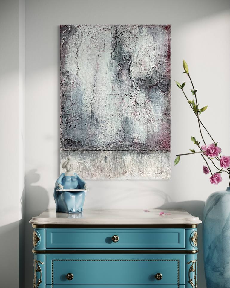 Original Abstract Mixed Media by Karin Lanini Arthofer