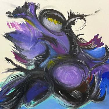 Original Abstract Expressionism Abstract Painting by Gina Whalen