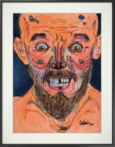 Original Expressionism People Drawings by Brian Vilche