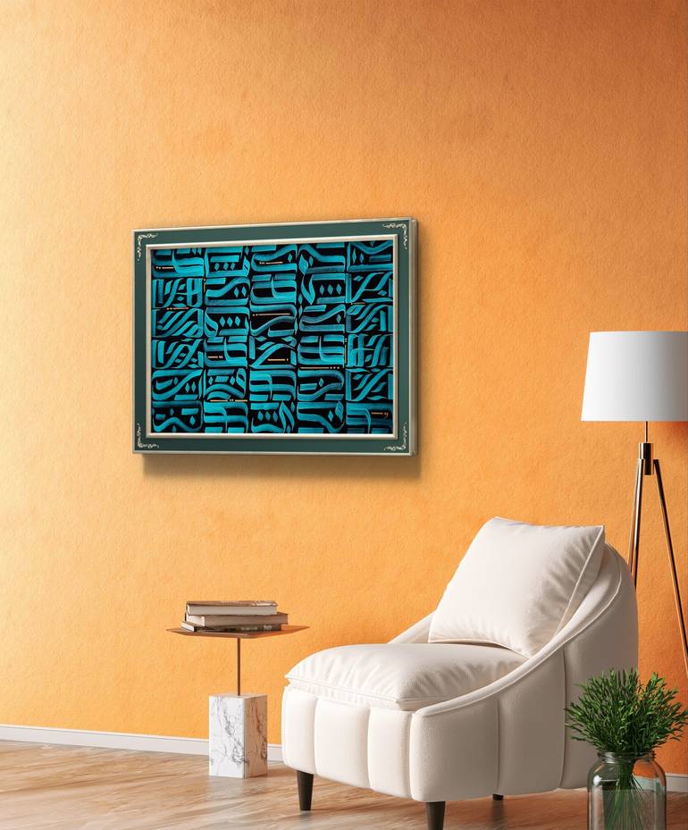 Original Abstract Graffiti Painting by Zuhaib Wahid