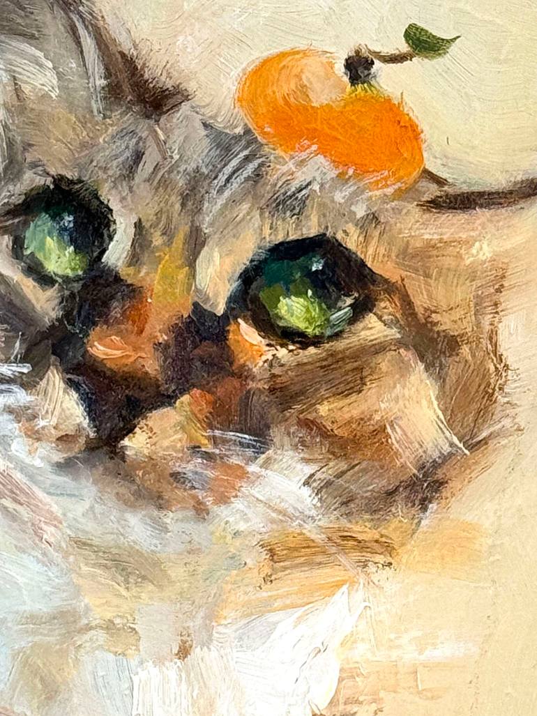 Mr Orange_Ugly Cat #1_Companion Pet Portraits Painting by Liesl Ye ...