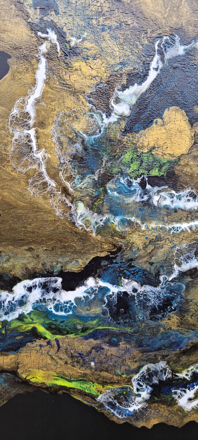 Original Abstract Painting by Olesea Ghereg