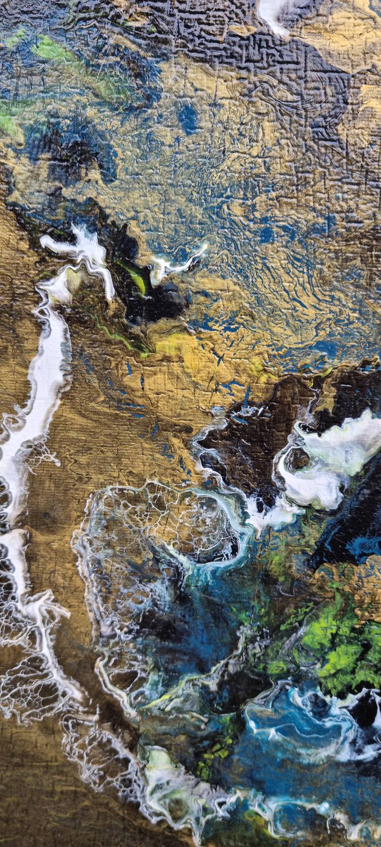 Original Abstract Painting by Olesea Ghereg