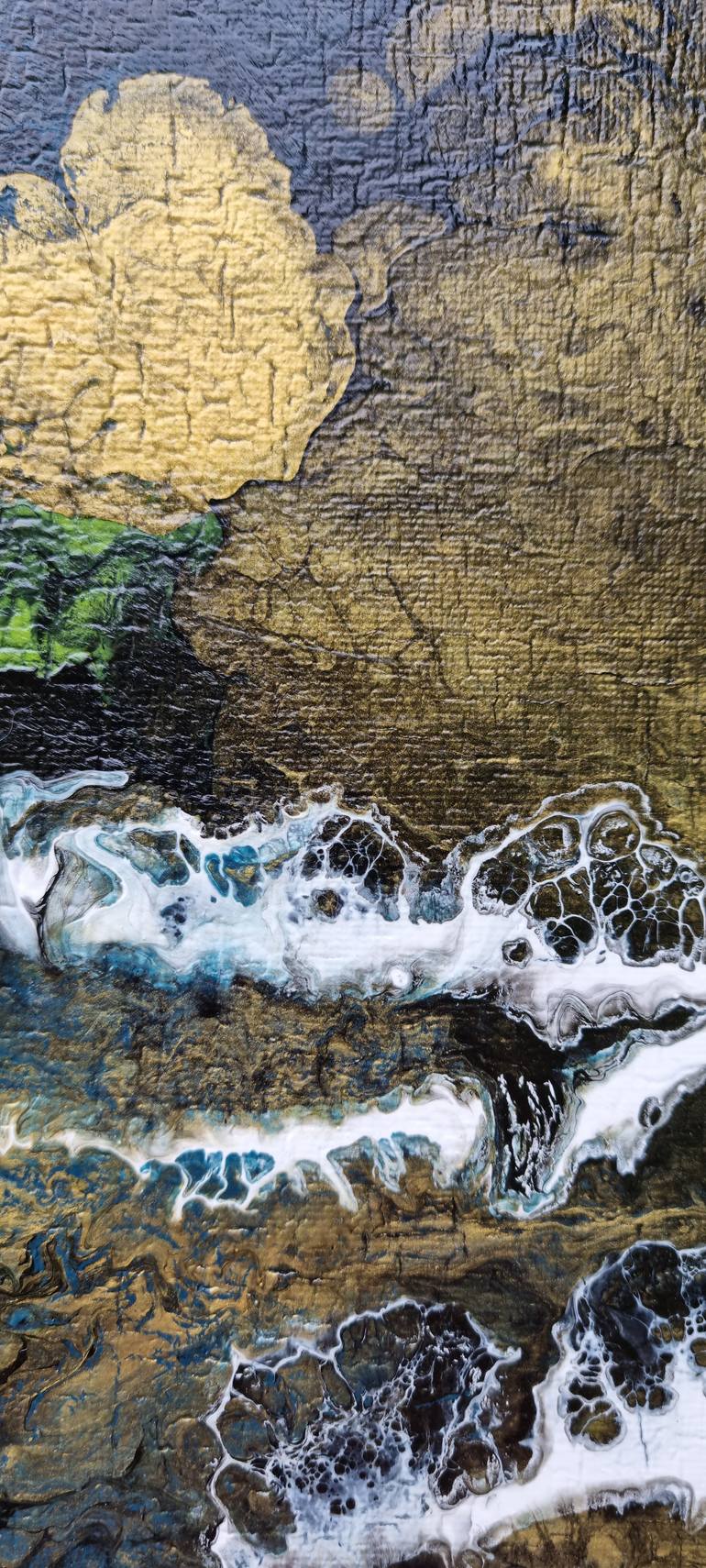 Original Abstract Painting by Olesea Ghereg