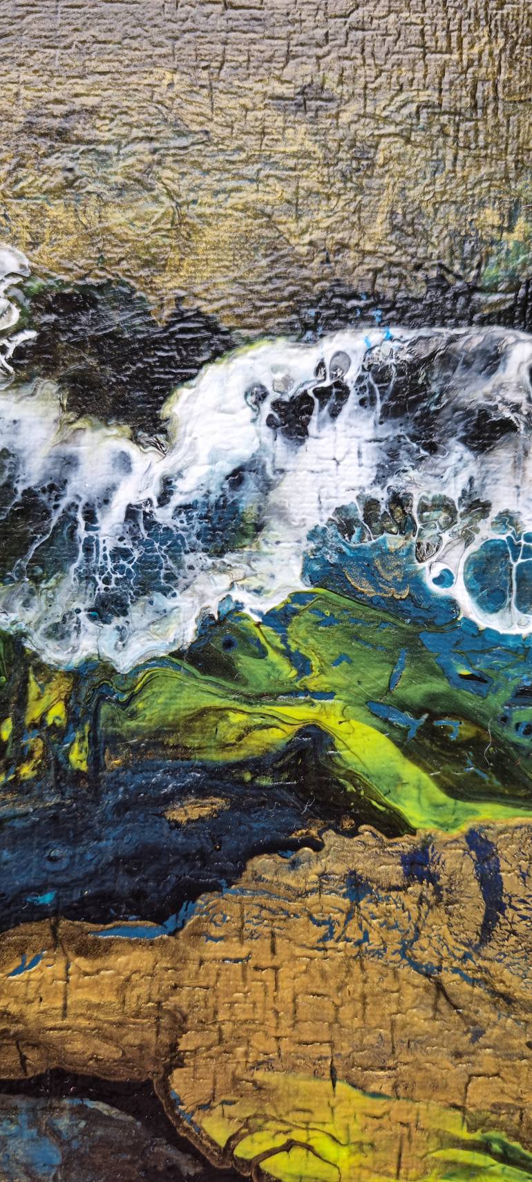 Original Abstract Painting by Olesea Ghereg