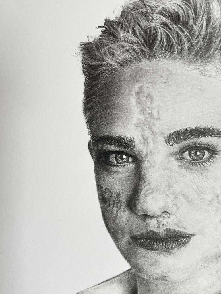 Original Realism Sports Drawing by Domenico Aldo Greco