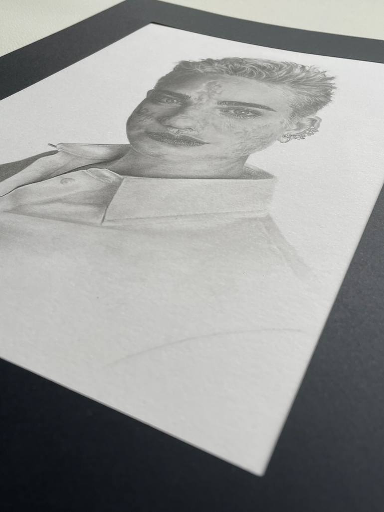 Original Realism Sports Drawing by Domenico Aldo Greco