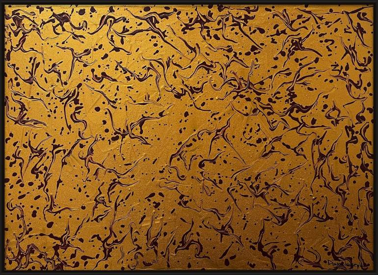 Original Abstract Expressionism Abstract Painting by Dayo Joseph