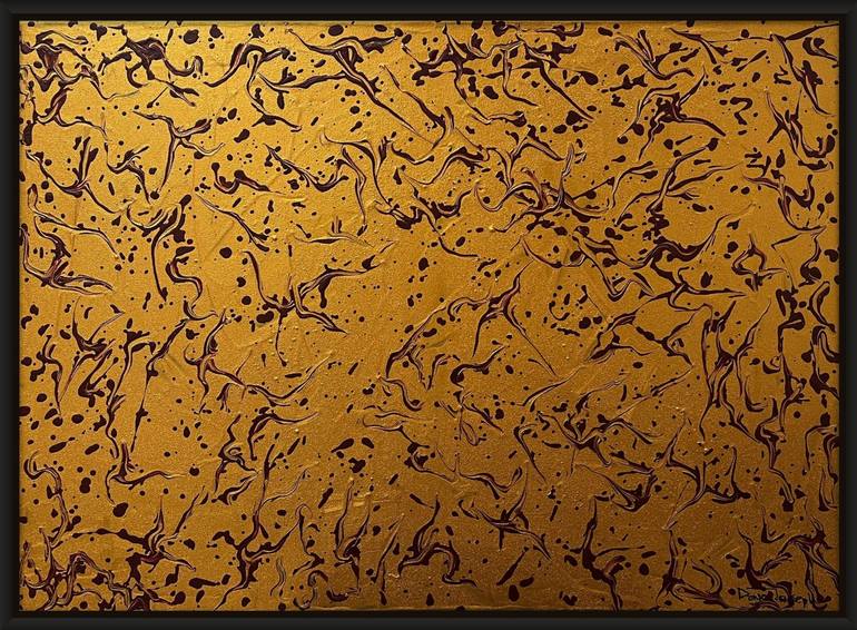 Original Abstract Expressionism Abstract Painting by Dayo Joseph