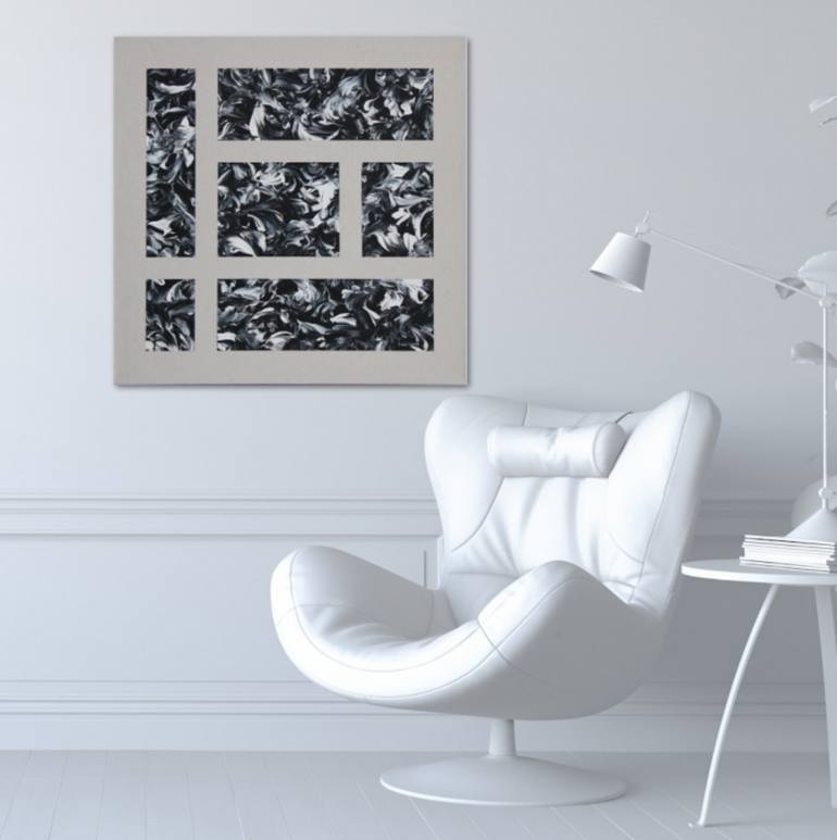 Original Abstract Expressionism Abstract Painting by Vinet Larente