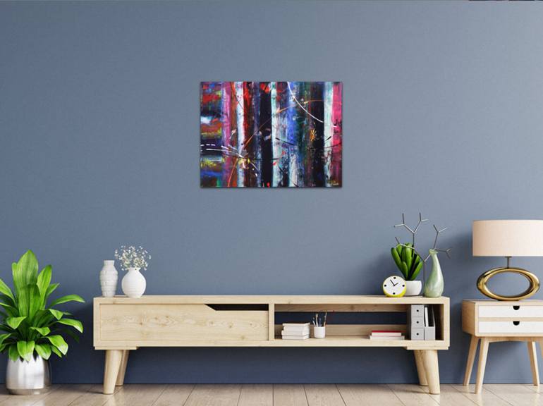Original Abstract Expressionism Abstract Painting by Vinet Larente