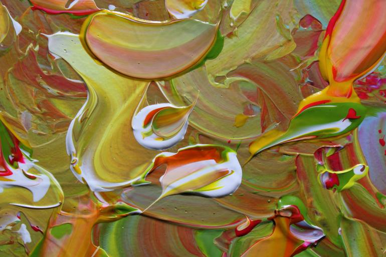 Original Abstract Expressionism Abstract Painting by Vinet Larente