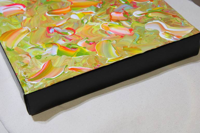 Original Abstract Expressionism Abstract Painting by Vinet Larente