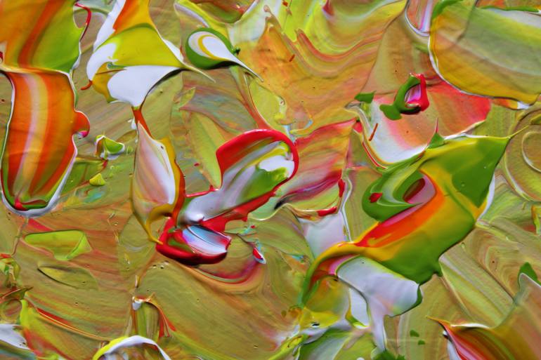 Original Abstract Expressionism Abstract Painting by Vinet Larente