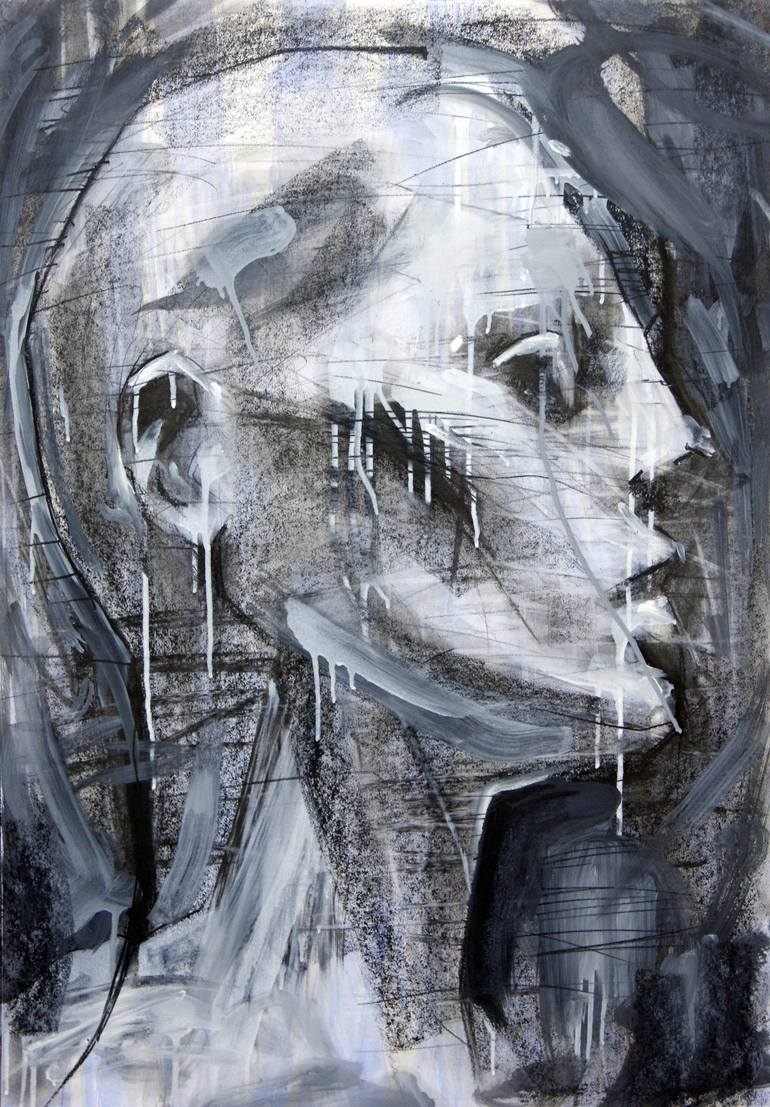 Mannequin head 7 b Painting by Calum Paterson MRBS Saatchi Art