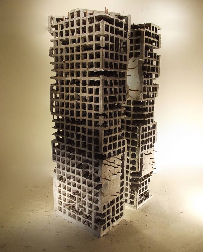 Print of Abstract Architecture Sculpture by Calum Paterson MRBS