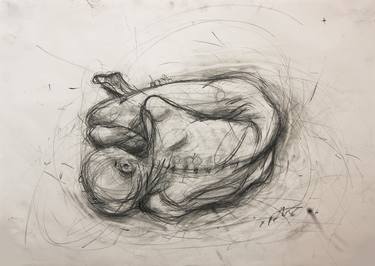 Print of Nude Drawings by Calum Paterson MRBS