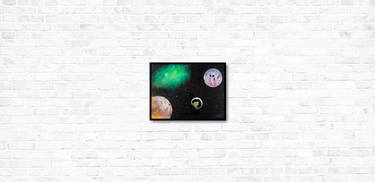 Original Abstract Outer Space Paintings by Sohpe Art