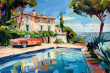 Print of Impressionism Car Paintings by Elena Avanesova