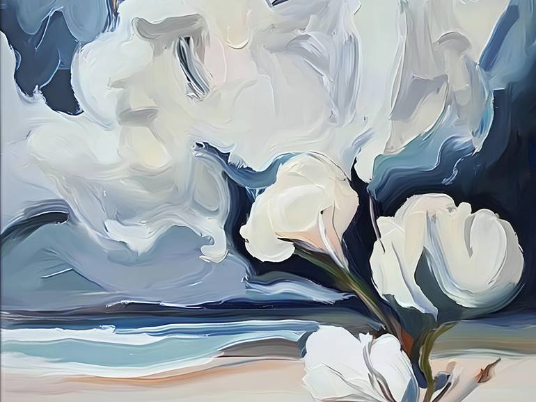 Original Abstract Beach Digital by Elena Avanesova