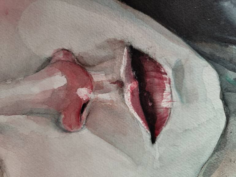 Original Portraiture People Painting by Volha Bareisha