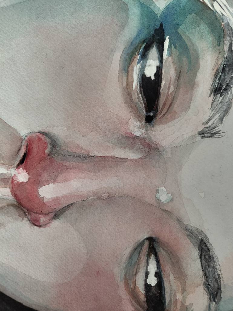Original Portraiture People Painting by Volha Bareisha