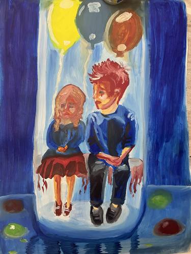 Original Children Paintings by Eleftheria Christopoulou