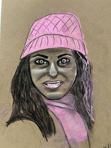 Original Portraiture People Drawings by Eleftheria Christopoulou